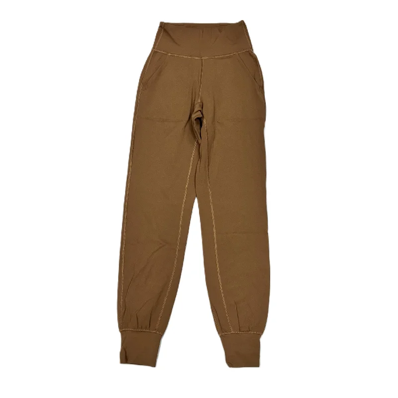 Brown Athletic Pants By Lululemon, Size: Xs