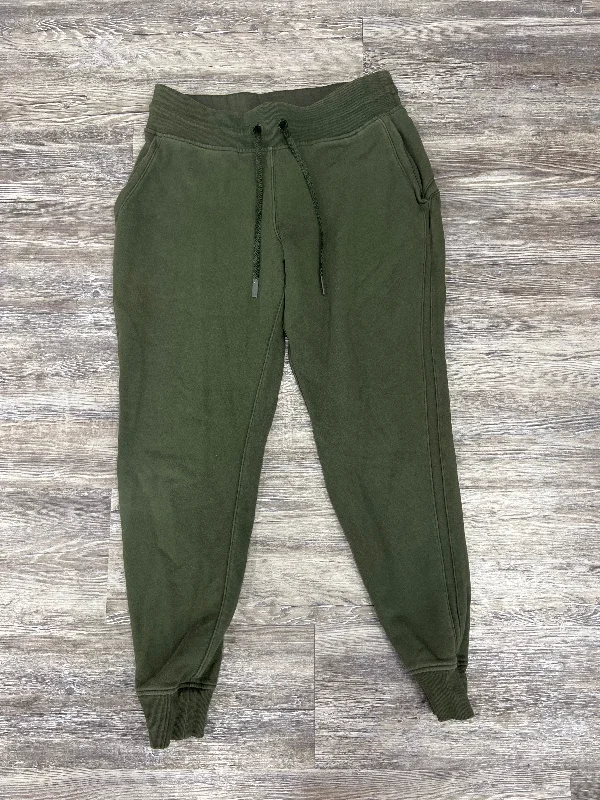 Green Athletic Pants Lululemon, Size 8