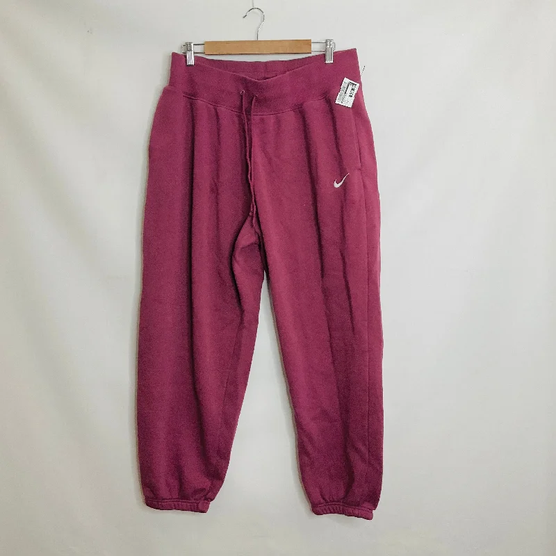 Purple Athletic Pants Nike Apparel, Size Xl