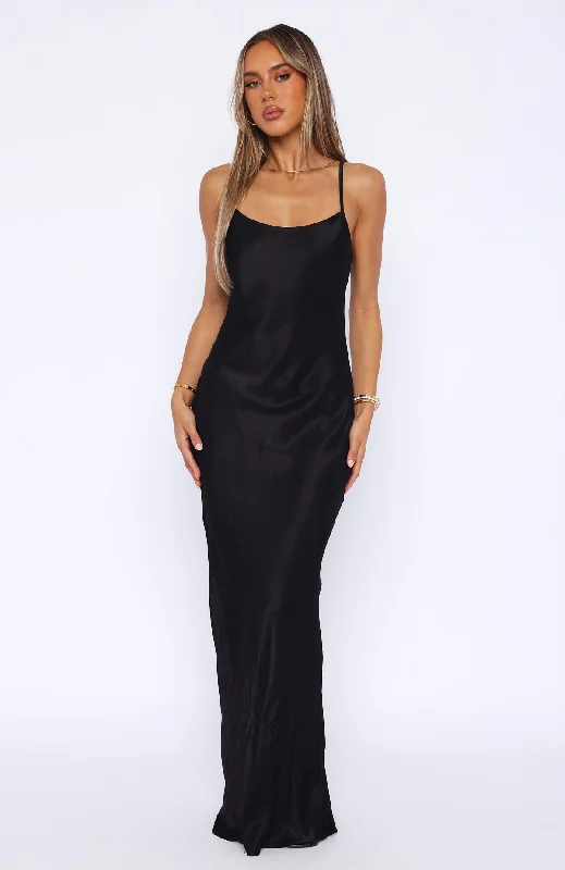 Good To Me Maxi Dress Black