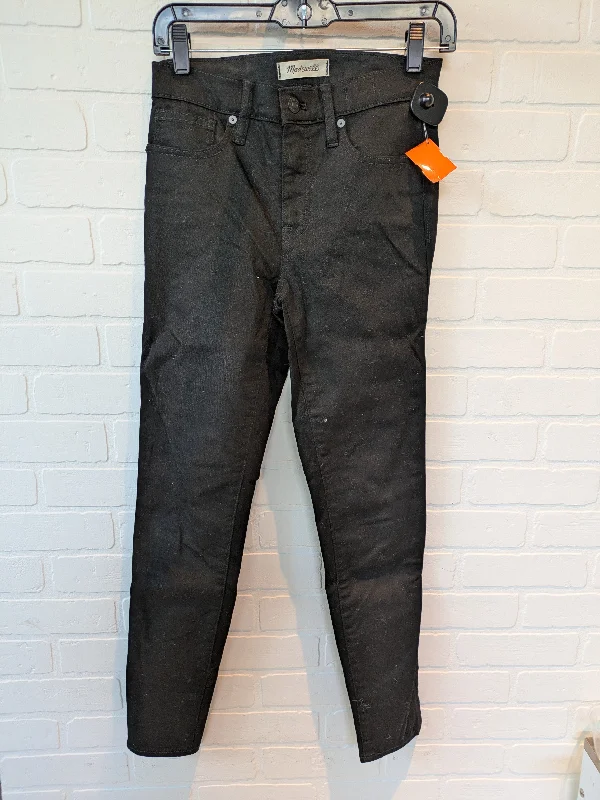 Black Denim Jeans Skinny Madewell, Size 2