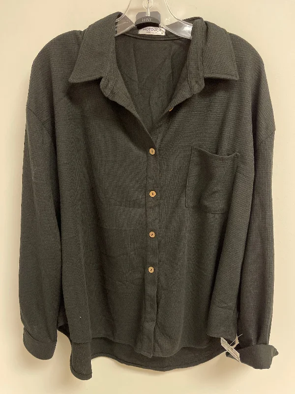 Black Jacket Shirt Clothes Mentor, Size Xl