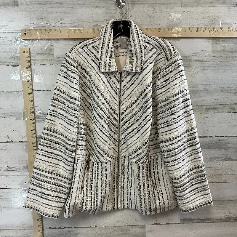 Cream Jacket Other Chicos, Size Xl