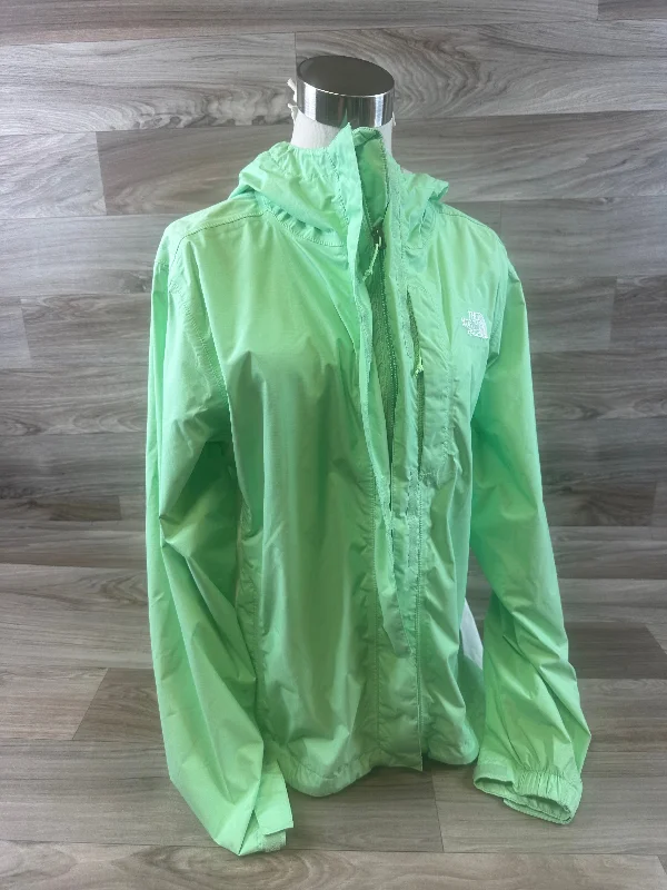 Green & White Jacket Windbreaker The North Face, Size M