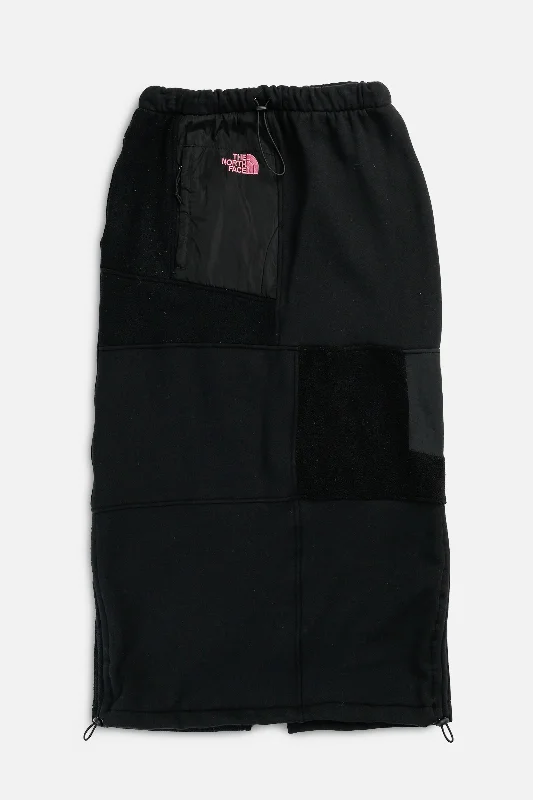 Rework North Face Fleece Long Skirt - S