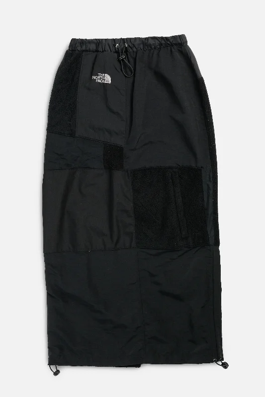 Rework North Face Fleece Long Skirt - XS