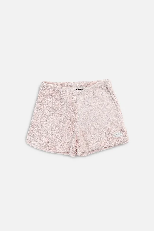 Rework North Face Fuzzy Shorts - S