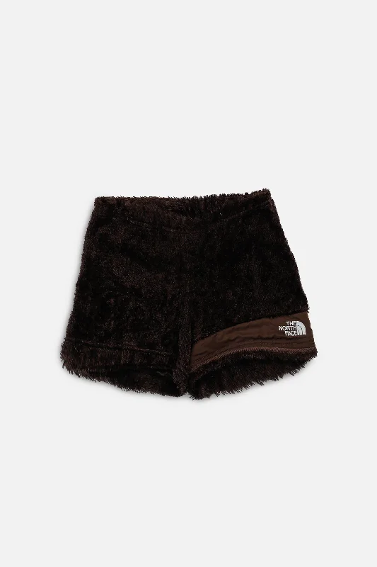 Rework North Face Fuzzy Shorts - S