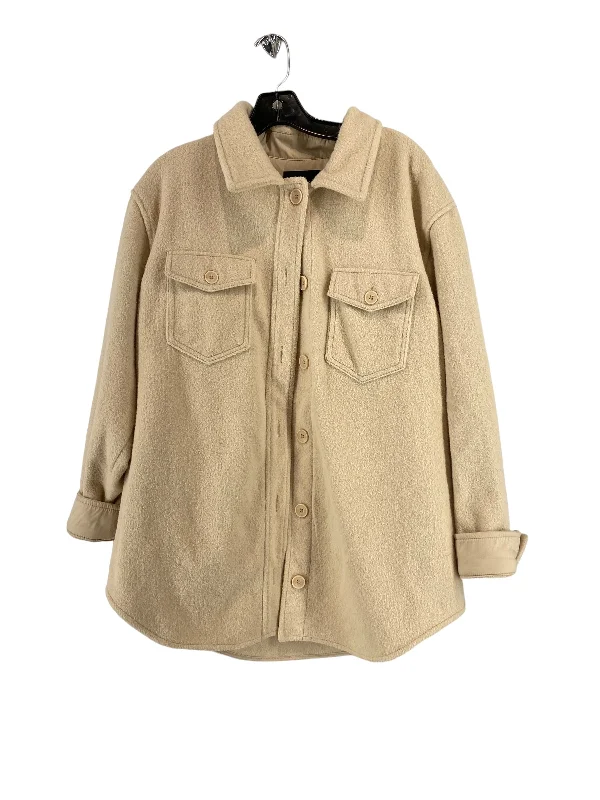 Tan Jacket Shirt Hilary Radley, Size Xl