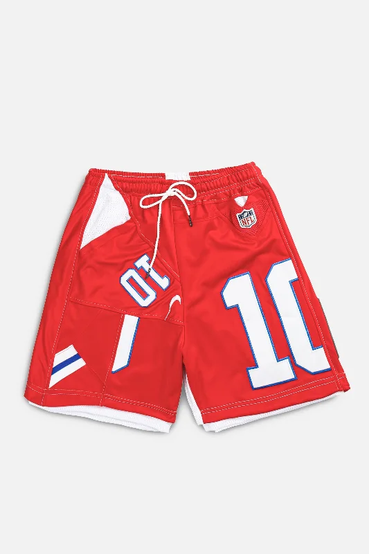 Unisex Rework New England Patriots NFL Jersey Shorts - S