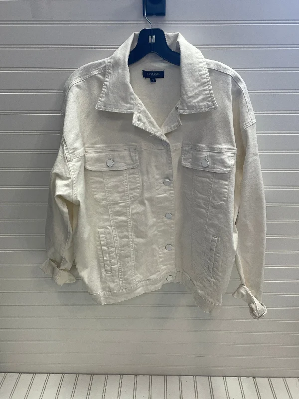 White Jacket Denim Black Label ( Cest Toi ), Size S