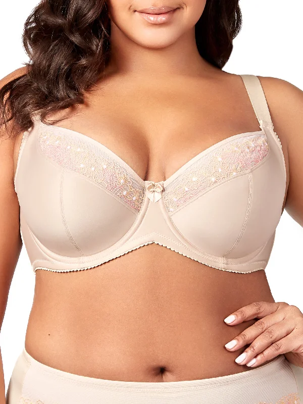 Elila Women's Blossom Side Support Balcony Bra