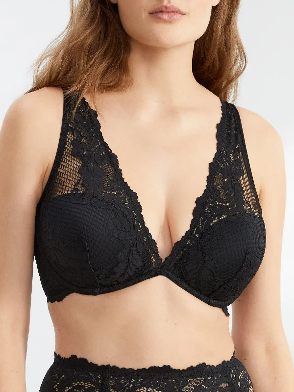 Le Mystere Women's Lace Allure Plunge Bra