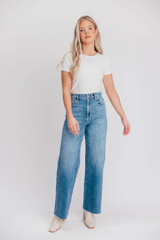 Logan High Waisted Dad Jean in Medium Wash