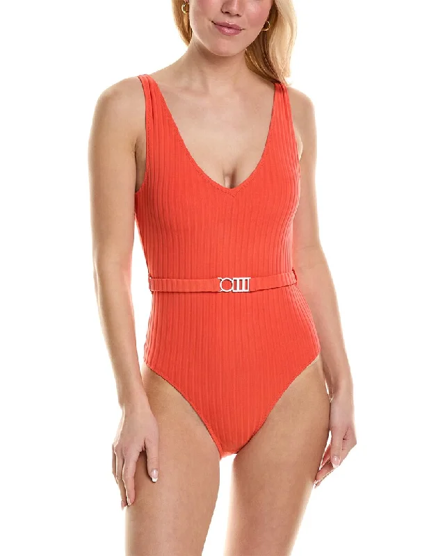 Solid & Striped The Michelle Belted One-Piece