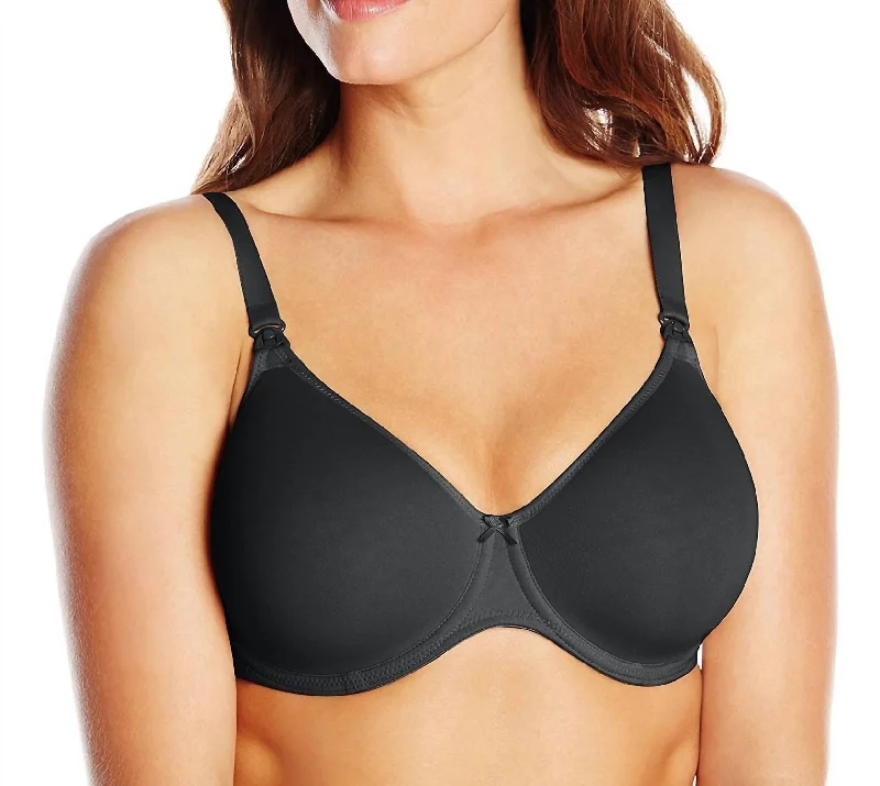 Summer Nursing Bra In Black