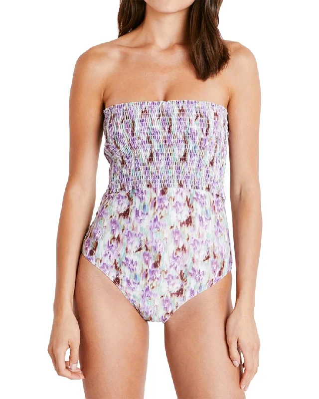 Tanya Taylor Kendra Smocked One-Piece