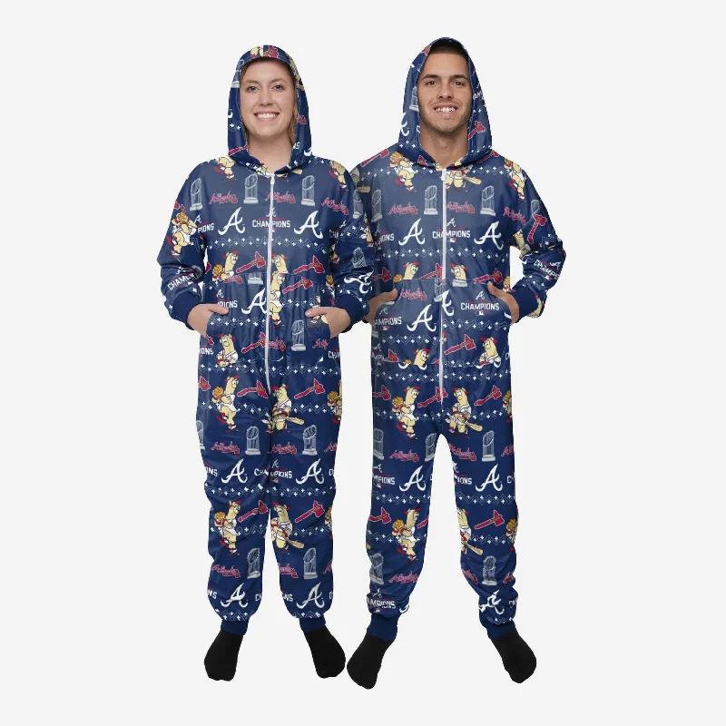 Atlanta Braves 2021 World Series Champions One Piece Pajama