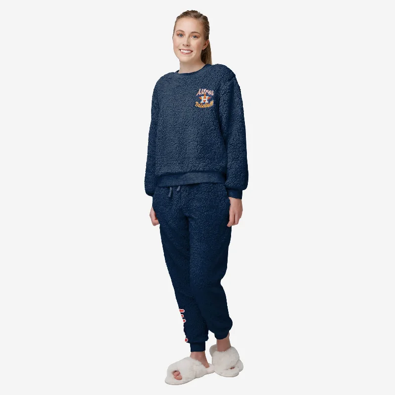 Houston Astros Womens Sherpa Lounge Set