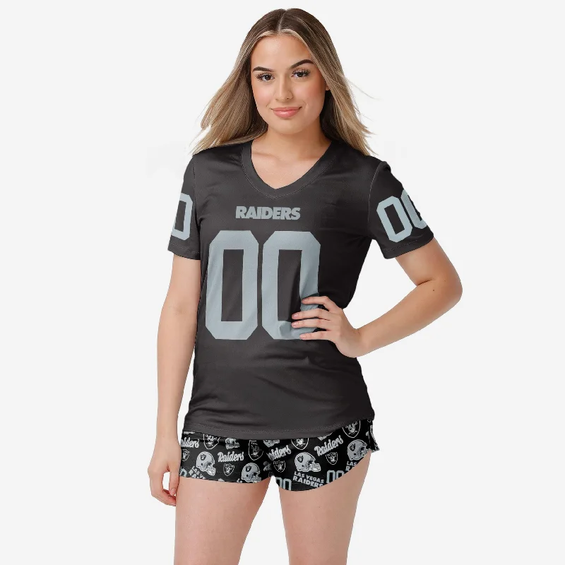 Las Vegas Raiders Womens Gameday Ready Pajama Set