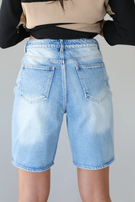 Mallory High Waisted Denim Shorts