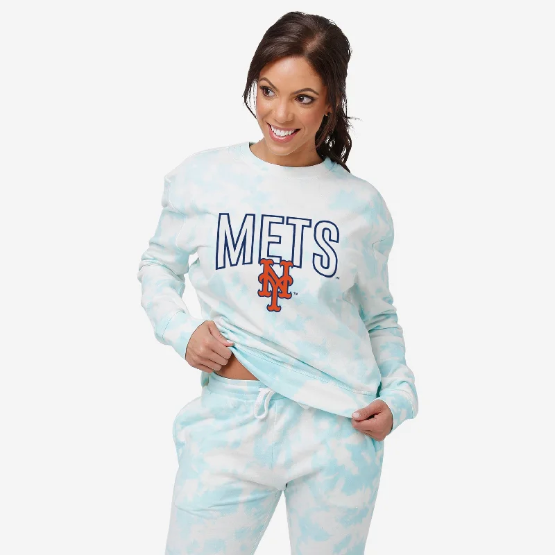 New York Mets Womens Cloud Coverage Sweater