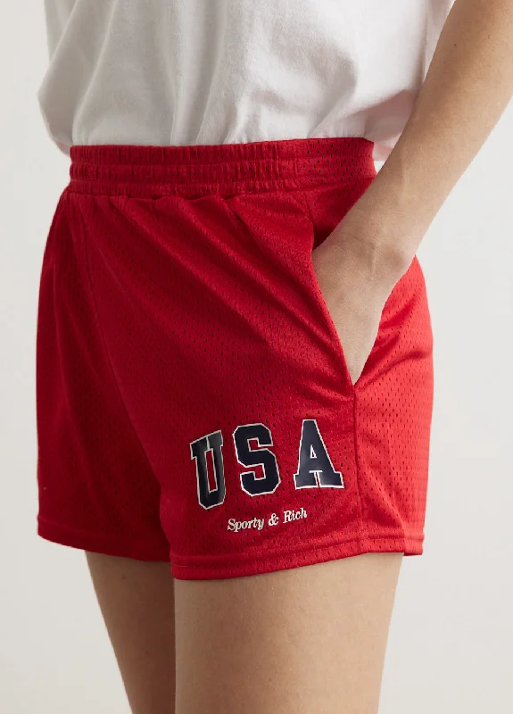 USA Mesh Disco Shorts