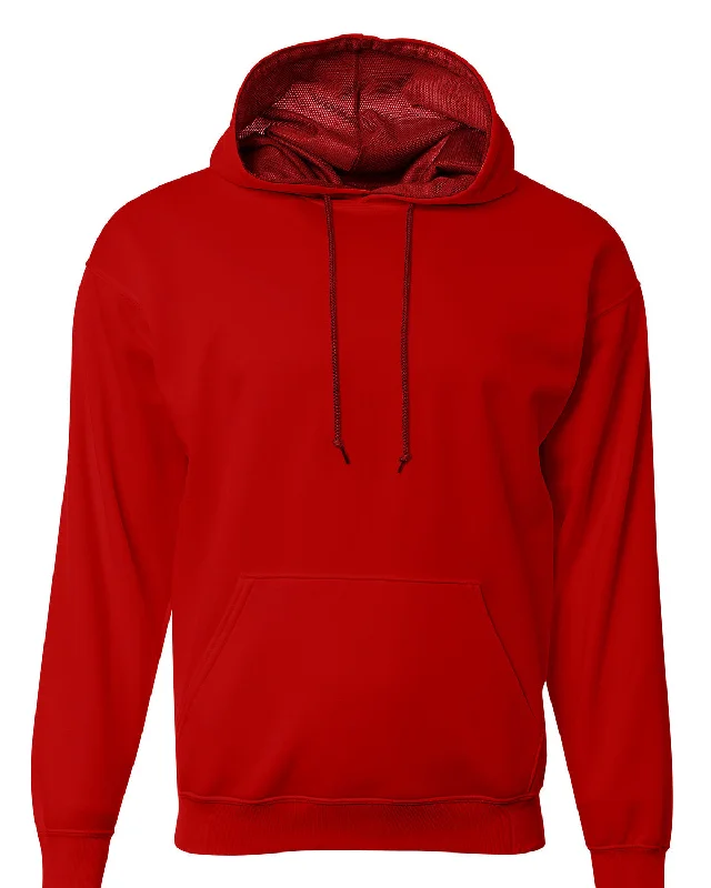 A4 Men's Sprint Tech Fleece Hooded Sweatshirt