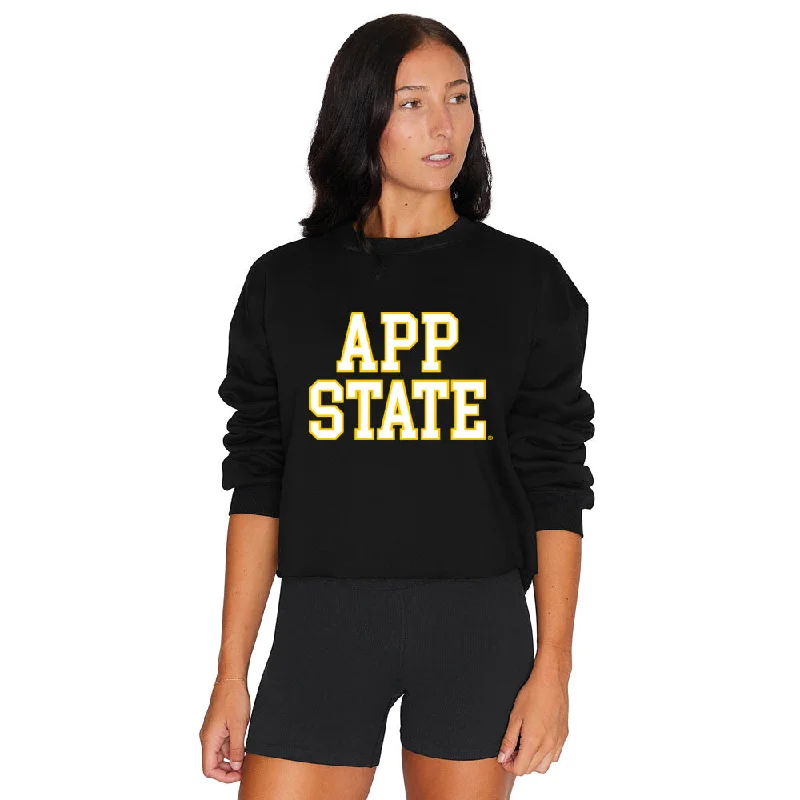 App State Black Crewneck