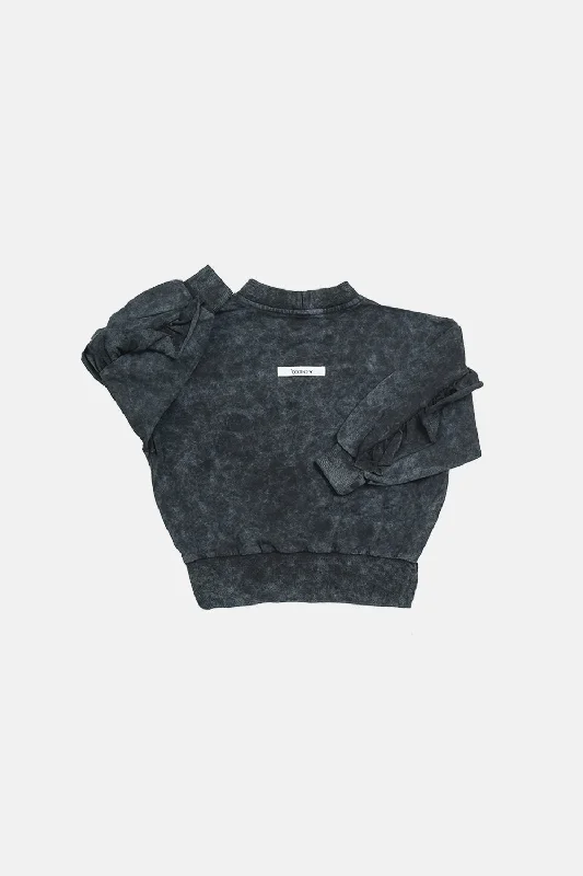 Booso Bluza Frill dark graphite Sweatshirt