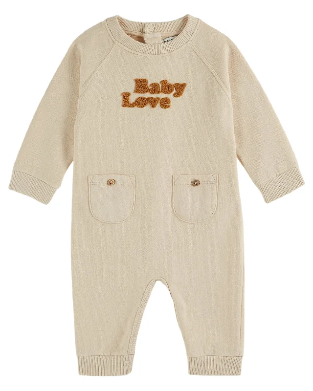 Emile et Ida Embroidered Fleece Brioche Jumpsuit