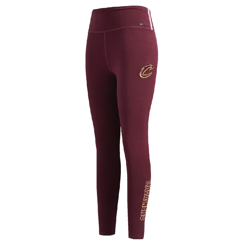 NBA CLEVELAND CAVALIERS CLASSIC WOMEN'S JERSEY LEGGING (WINE)