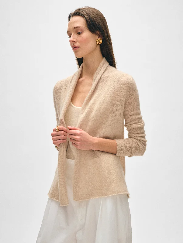 Cashmere Mini Trapeze Cardigan