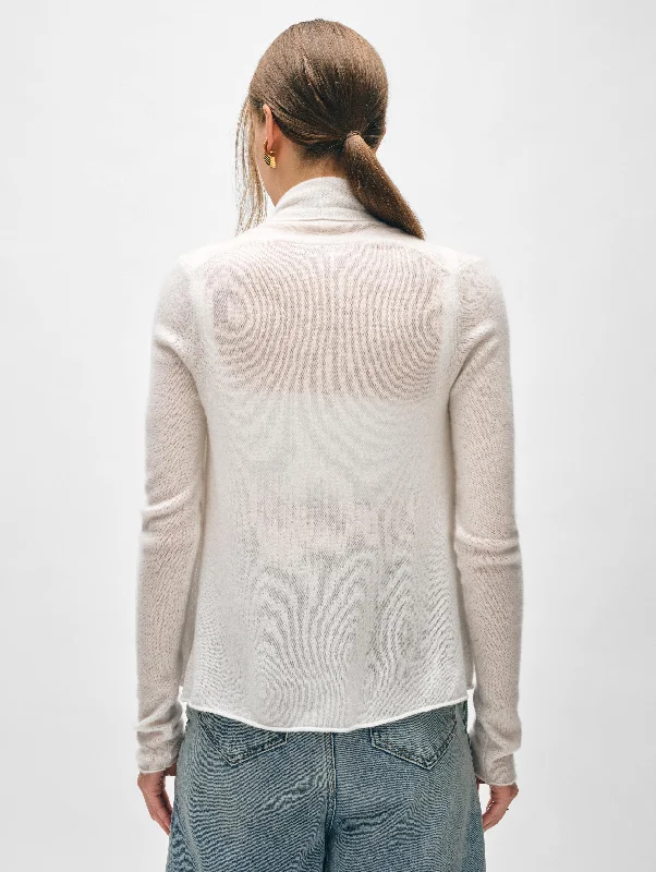 Cashmere Mini Trapeze Cardigan