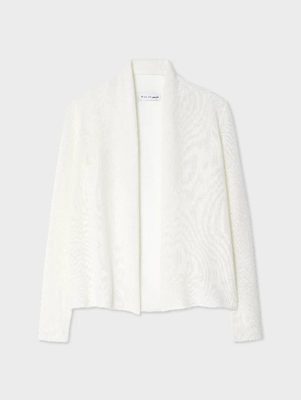 Cashmere Mini Trapeze Cardigan