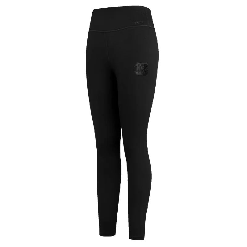 NFL CINCINNATI BENGALS NEUTRAL WOMEN'S JERSEY LEGGING (BLACK)