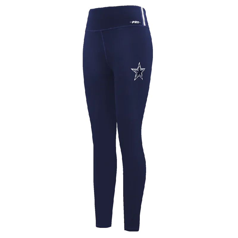 NFL DALLAS COWBOYS SCRIPT TAIL WOMEN'S HW JERSEY LEGGING (MIDNIGHT NAVY)