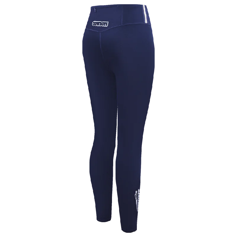 NFL DALLAS COWBOYS SCRIPT TAIL WOMEN'S HW JERSEY LEGGING (MIDNIGHT NAVY)