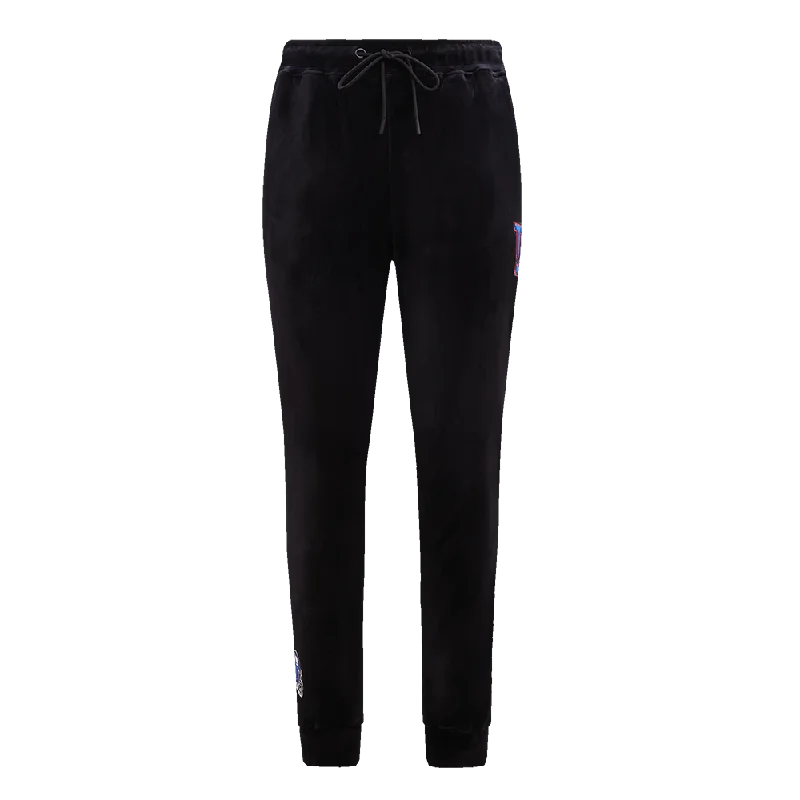 NFL NEW YORK GIANTS CLASSIC WOMEN'S VELOUR JOGGER (BLACK)