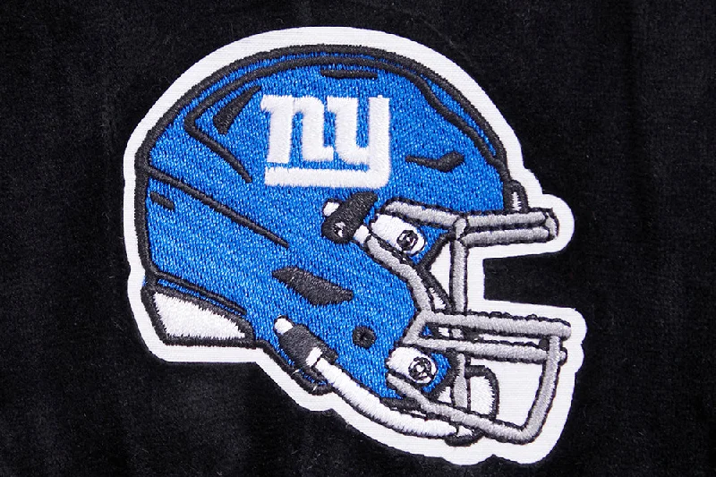 NFL NEW YORK GIANTS CLASSIC WOMEN'S VELOUR JOGGER (BLACK)