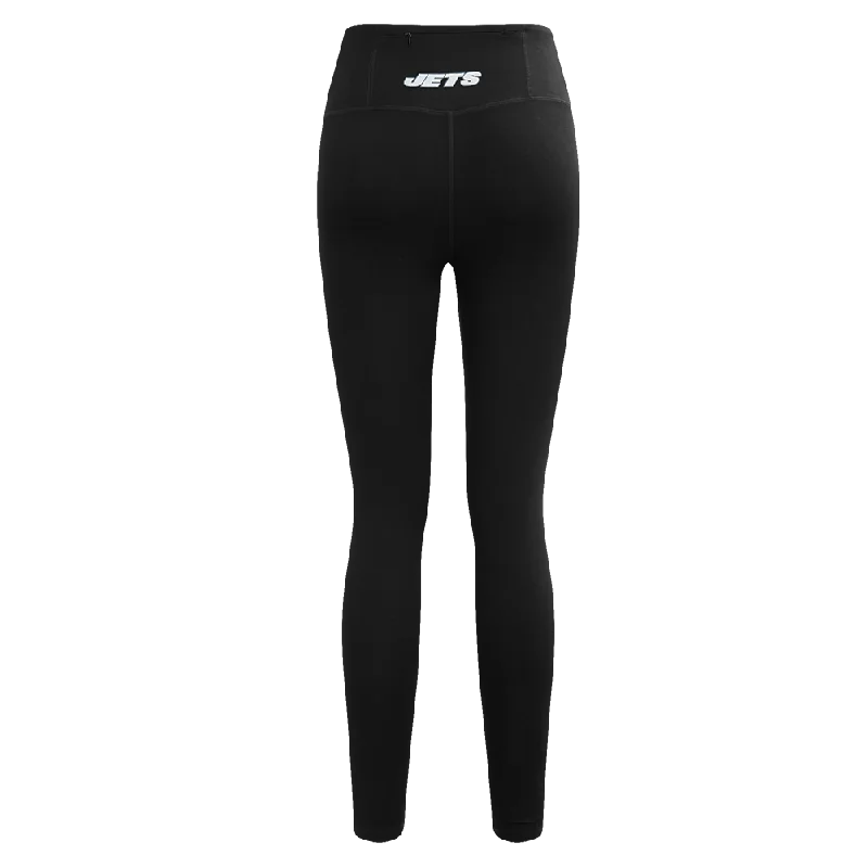 NFL NEW YORK JETS CLASSIC WOMEN'S JERSEY LEGGING (BLACK)