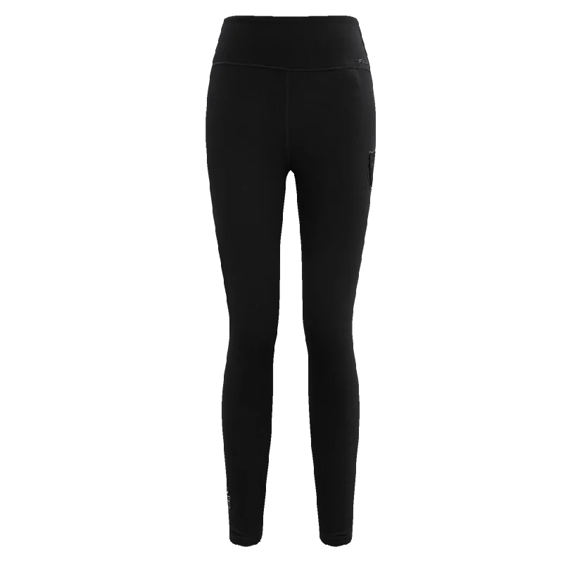 NFL LAS VEGAS RAIDERS TRIPLE BLACK WOMEN'S JERSEY LEGGING (TRIPLE BLACK WOMEN'S)