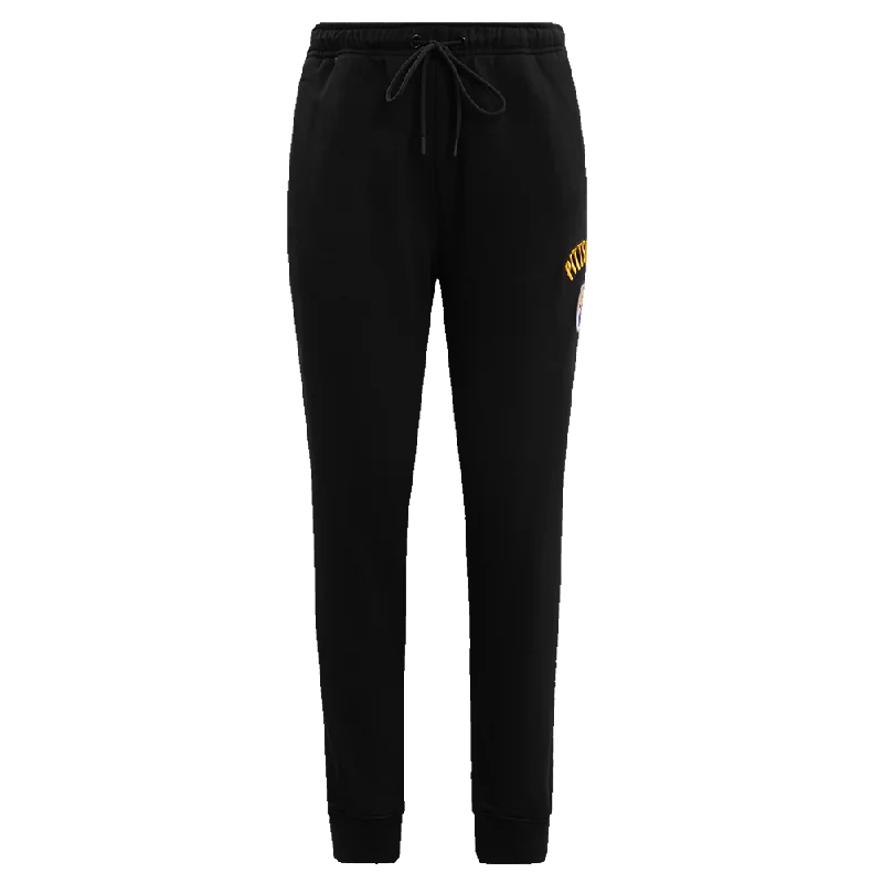 NFL PITTSBURGH STEELERS CLASSIC WOMEN'S FLC SWEATPANT (BLACK)