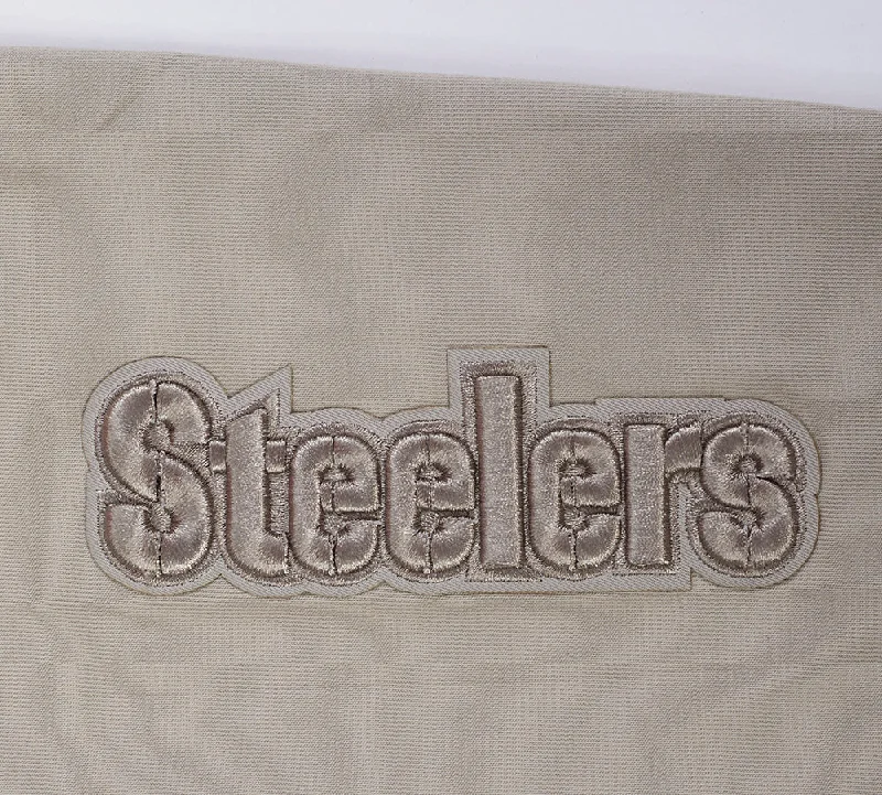 NFL PITTSBURGH STEELERS NEUTRAL WOMEN'S JERSEY LEGGING (TAUPE)