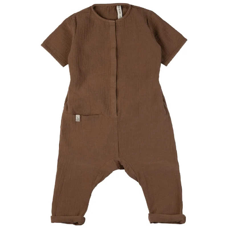 Bonnie And The Gang Frankie Chocolate Jumpsuit