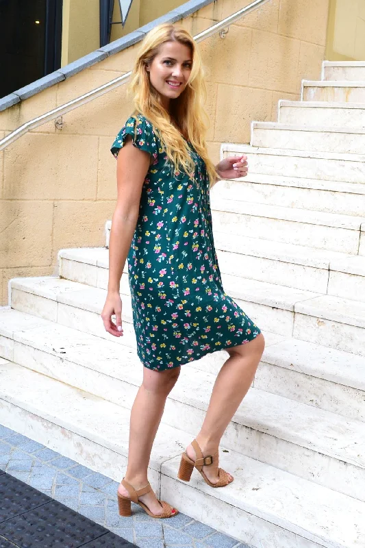 Green Harbour Floral Sun Dress Tunic