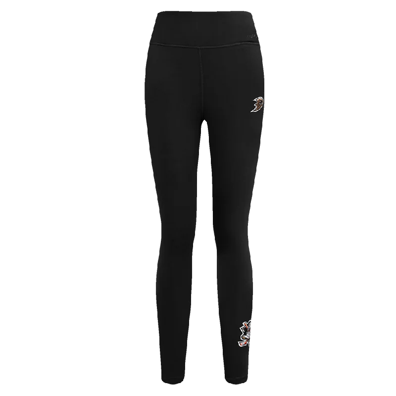 NHL ANAHEIM DUCKS CLASSIC WOMEN'S HW JERSEY LEGGING (BLACK)