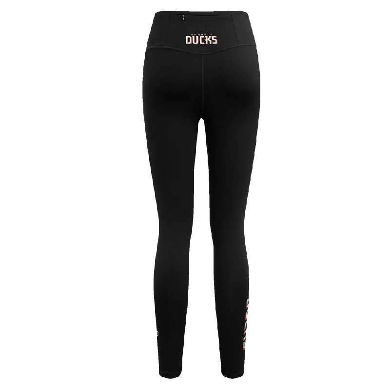 NHL ANAHEIM DUCKS CLASSIC WOMEN'S HW JERSEY LEGGING (BLACK)