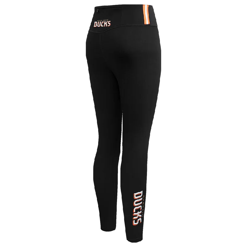 NHL ANAHEIM DUCKS CLASSIC WOMEN'S HW JERSEY LEGGING (BLACK)