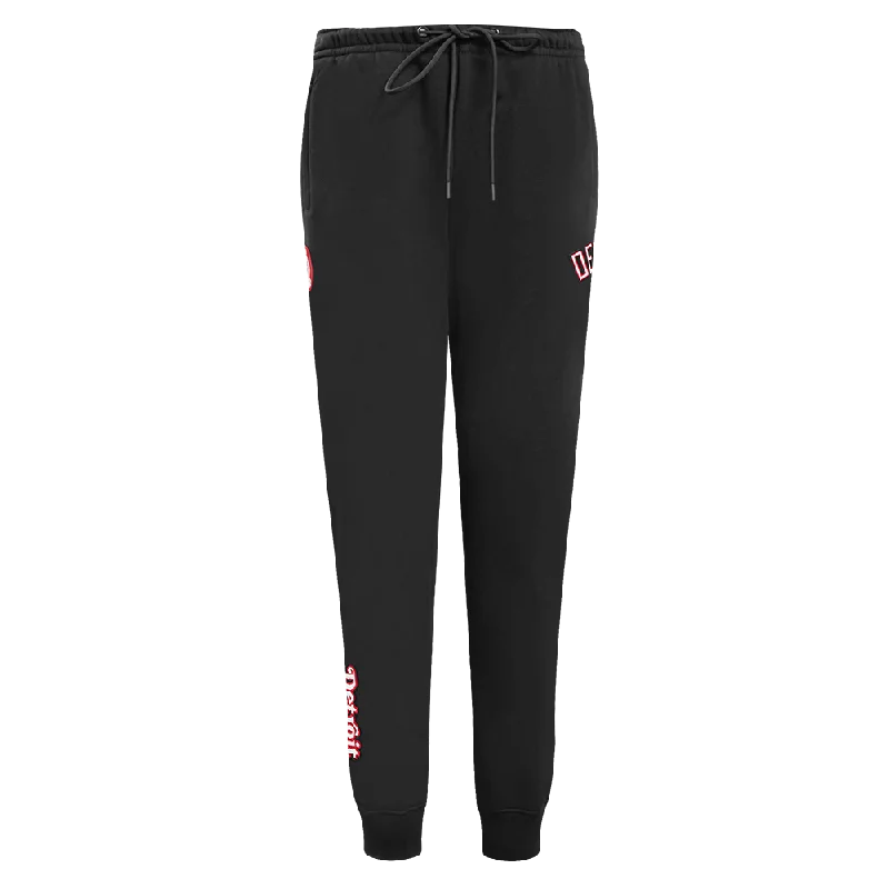 NHL DETROIT RED WINGS CLASSIC WOMEN'S FLC SWEATPANT (BLACK)